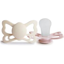 Frigg Butterfly Anatomical Silicone Pacifiers 2-pack