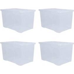 Wham Clear 102L Underbed Crystal Lid Storage Box
