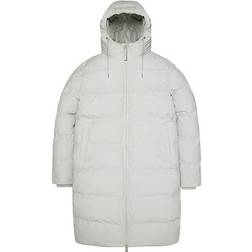 Rains Alta Long Puffer Jacket - Ash