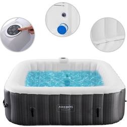 Arebos Spa Gonflable Spa Pool Tenerife with LED