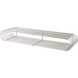 AYTM Curva Silver Wall Shelf 80.4cm