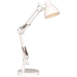 Halo Design Bronx White Table Lamp 55cm