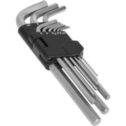 Sealey AK7136 9pcs Hex Key