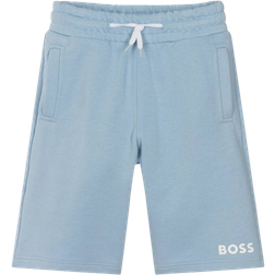 BOSS Teen Pale Cotton Shorts - Blue