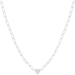 Guido Maria Kretschmer Collection Chain Necklace - Silver/Transparent