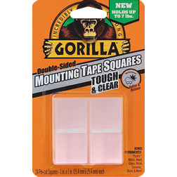 Gorilla Tough & Clear Mounting Pre-Cut Squares 24pc.