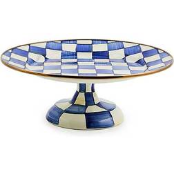 Mackenzie-Childs Royal Check Small Pedestal Serving Platter & Tray