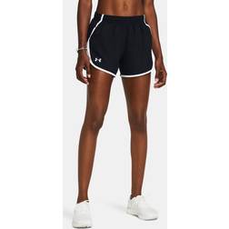 Under Armour Fly By 3in Shorts Black Woman