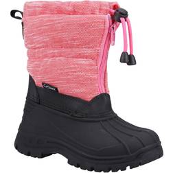 Cotswold 'Bathford' Textile/Weather Wellingtons Pink Infant