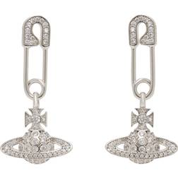 Vivienne Westwood Lucrece Earrings - Silver/Transparent