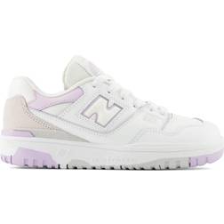 New Balance Big Kid's 550 - White/Thistle