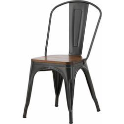 Venture Design Tempe Black Köksstol 85cm 2st