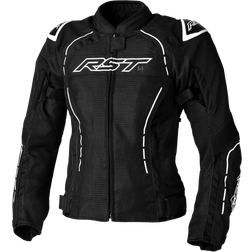 Rst S-1 Mesh Damen Motorrad Textiljacke - Schwarz/Weiss Damen
