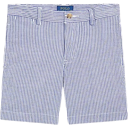 Polo Ralph Lauren Kid's Stretch Cotton Seersucker Short - Blue