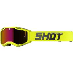 Shot Iris 2.0 Solid Motocross Brille, gelb