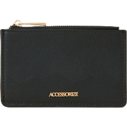 Accessorize Zip Card Holder - Black