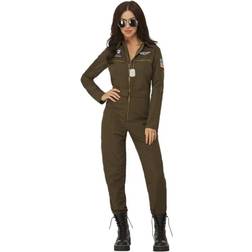 Smiffys Top Gun Maverick Ladies Aviator Costume