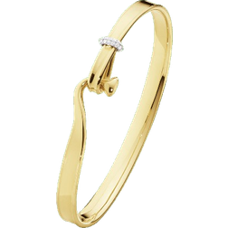 Georg Jensen Torun Bangle - Gold/Diamonds