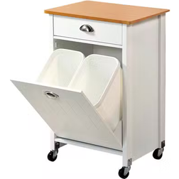 Kesper Kitchen Trolley White Trolley Table 45x36cm