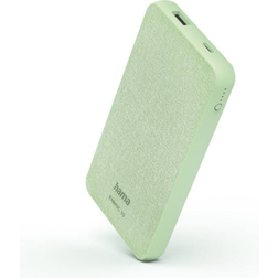 Hama Fabric 10 Powerbank Groen 10000 mAh