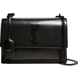 Saint Laurent Sunset Medium Crossbody Bag - Black