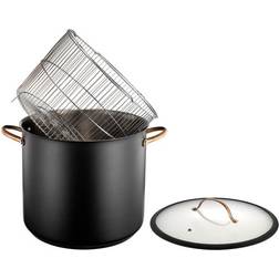 Modern House Black Copper med lokk 18 L 30 cm