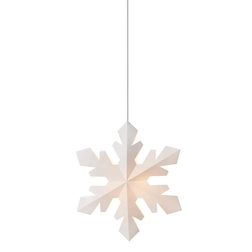 Le Klint Snowflake Medium White Julestjerne ∅ 43cm