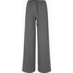 Nørgaard Madsens NPS Nova Pants Stripes - Black/Ecru