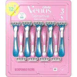 Gillette Venus Sensitive Disposable Razors 12-pack