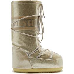 Moon Boot Icon Glitter Boots - Gold