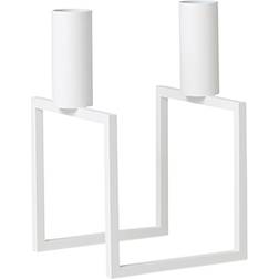 Audo Copenhagen Line White Ljusstake 10cm