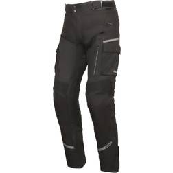Modeka Trohn Motorrad Textilhose, schwarz, Größe