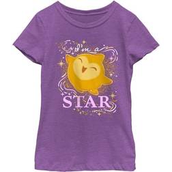 Disney Girl's I'm a Star Graphic T-shirt - Purple