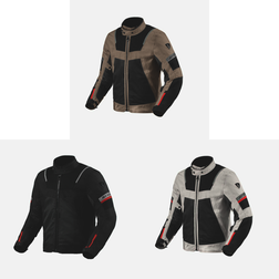 Rev'it! Tornado 4 H2O Motorcycle Jacket - Beige/Black