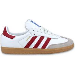 adidas Samba OG - Cloud White/Collegiate Burgundy/Gum