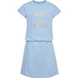 Hummel Flowy Dress S/S - Cerulesn (219312-8293)