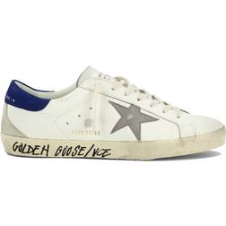 GOLDEN GOOSE Super-Star M - White/Grey/Blue