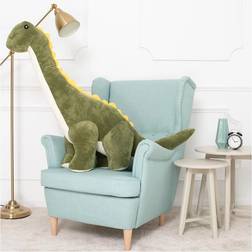 TeddyWay Stor Plys Dinozaur, Tøjdyr, Legetøj, 150 Cm, Grøn, Tobo