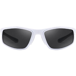 Sports Polarized Sunglasses White/Grey