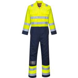 Portwest BIZ7 Bizflame Work Hi-Vis Anti-Static Coverall