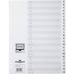 Durable Index A4 A-Z