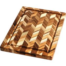 Teakhaus Herringbone Pattern Skärbräda 46cm
