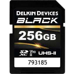 Delkin Black Rugged SDXC Class 10 UHS-II U3 V90 300/250MB/s 256GB