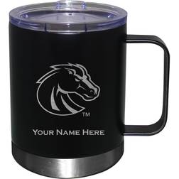 The Memory Company Boise State Broncos Black 12oz. Personalized Stainless Steel Lowball with Handle