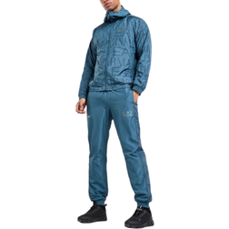 Emporio Armani Ventus All Over Print Tracksuit - Blue