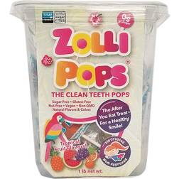 Zollipops Clean Teeth Lollipops Tropical Flavors 16oz 1