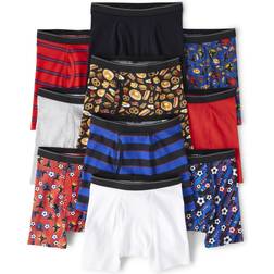 The Children's Place Kid's Sport Boxer Brief Underwear 10-pack - Multi Clr (3041657_BQ)