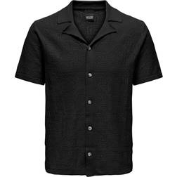 Only & Sons Short Sleeved Shirt Black