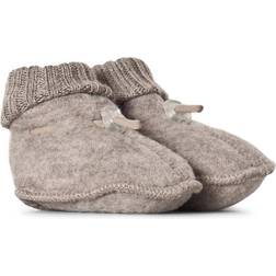 Joha Soft Wool Booties Basic - Sesame