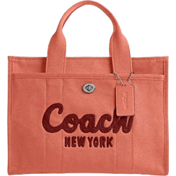 Coach Cargo Tote - Silver/Light Peach